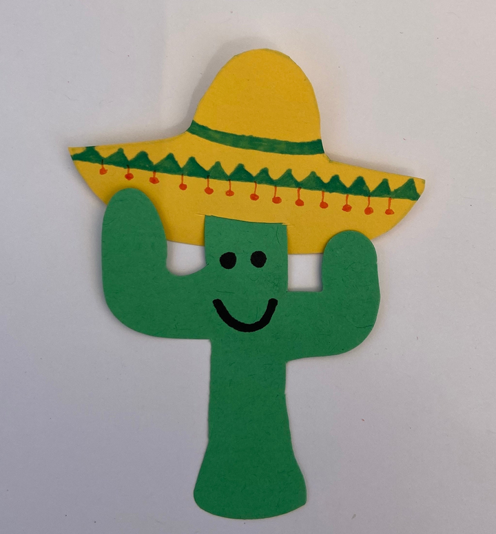 Small Single Color Cut-Out Cactus - 2