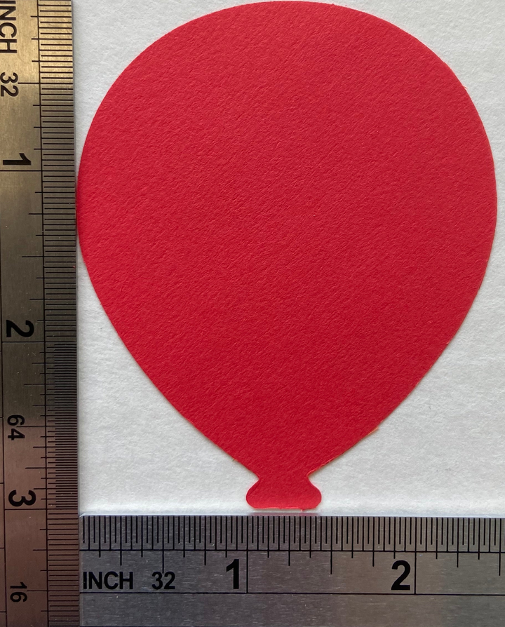 Small Single Color Cut-Out Balloon - 2