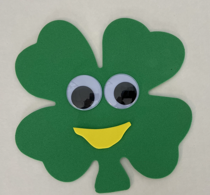 Small Single Color Cut-Out Four Leaf Clover - 2