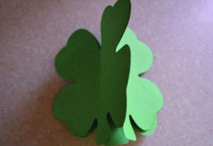 Small Single Color Cut-Out Four Leaf Clover - 3