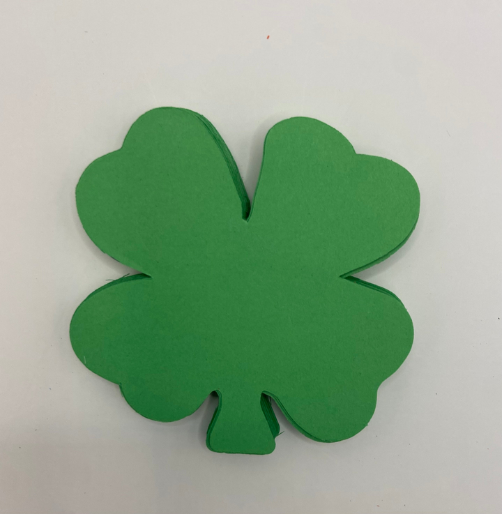 Small Single Color Cut-Out Four Leaf Clover - 4