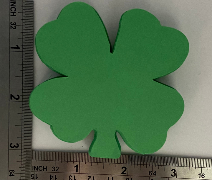 Small Single Color Cut-Out Four Leaf Clover - 5