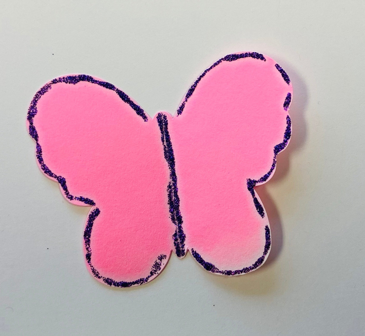 Small Single Color Cut-Out Butterfly - 5