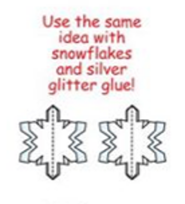 Small Single Color Cut-Out Snowflake - 3