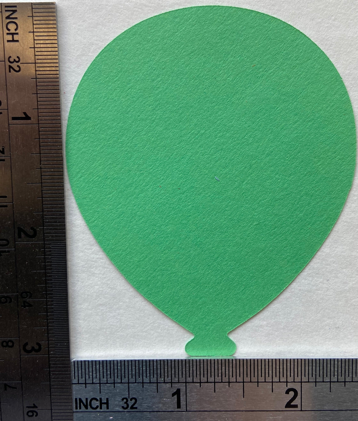 Balloon Assorted Color Creative Cut-Outs 3" - 2