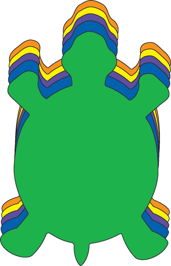 Turtle Assorted Color Creative Cut-Outs 3"