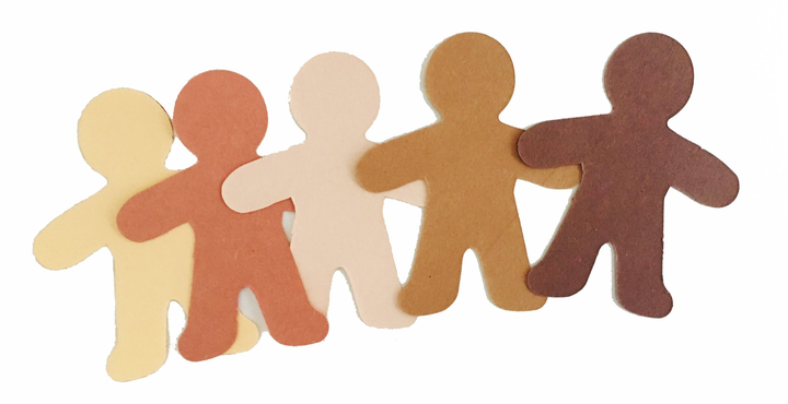 Person Multicultural Creative Cut-Outs 3" - 2