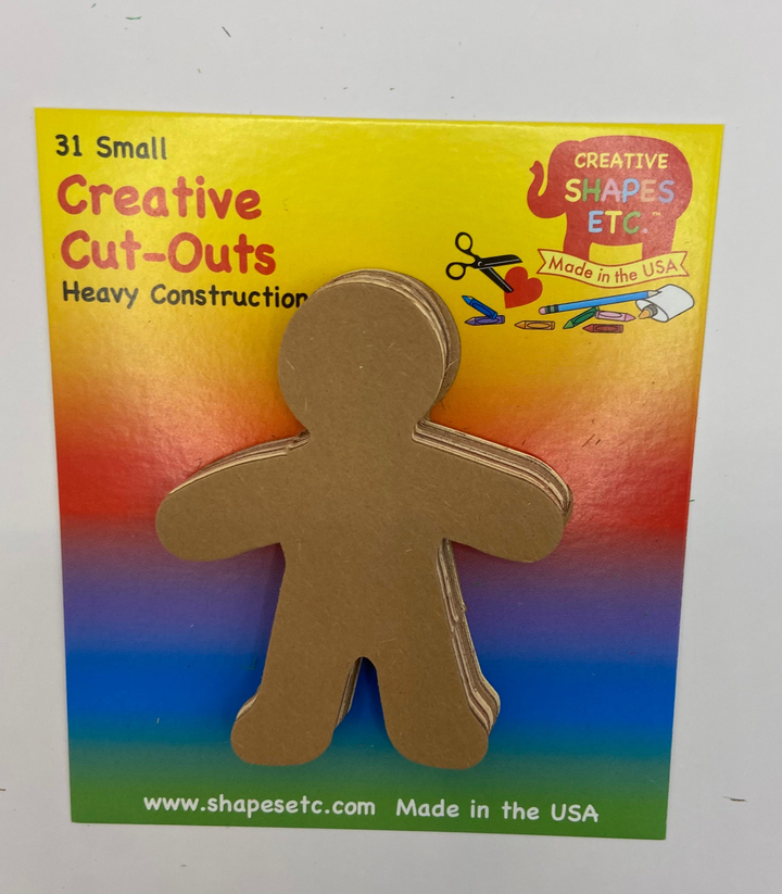 Person Multicultural Creative Cut-Outs 3" - 5