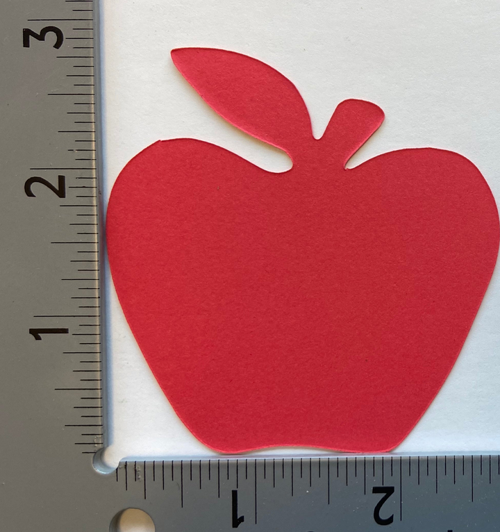 Apple Tri-Color Creative Cut-Outs - 3