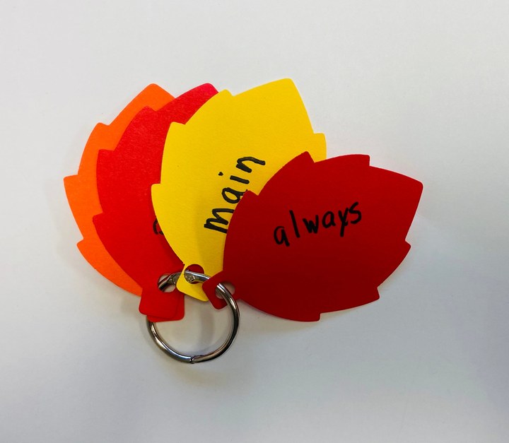 Leaf Tri-Color Creative Cut-Outs 3" - 7