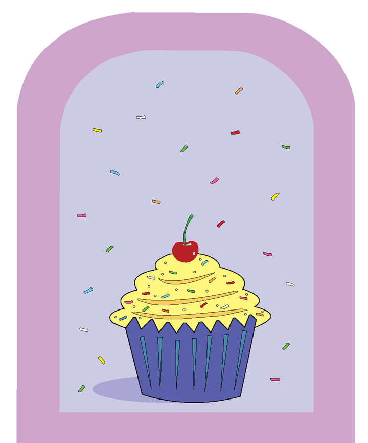 Mini Accents Cupcake