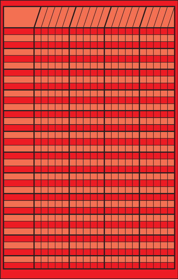 Small Incentive Chart Red