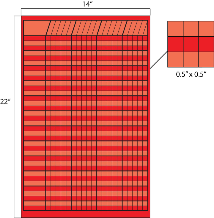 Small Incentive Chart Red - 3