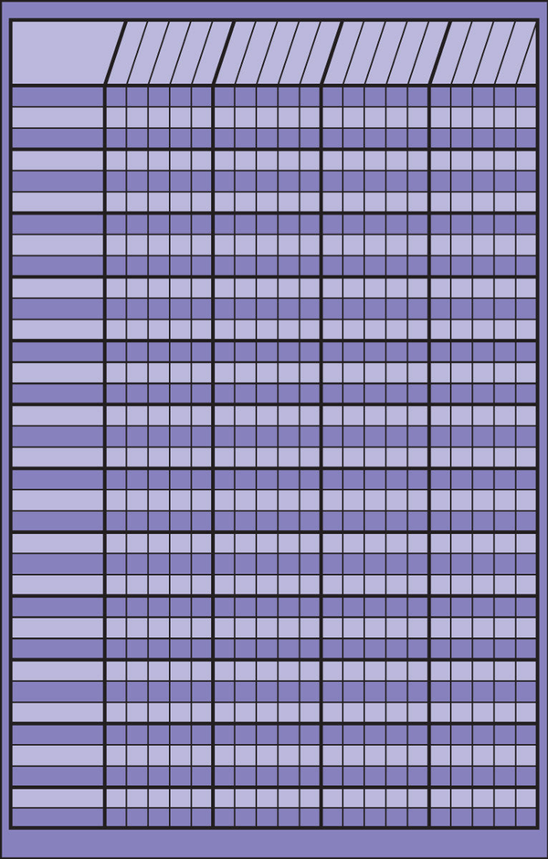 Small Incentive Chart Lavender