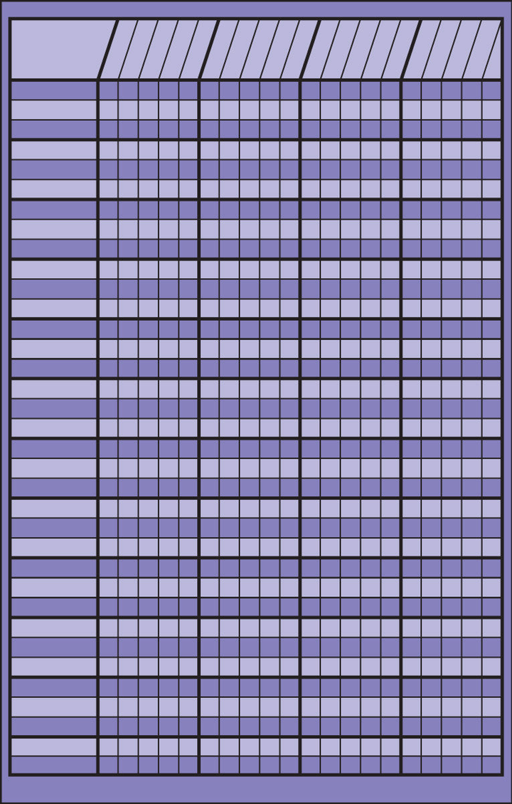 Small Incentive Chart Lavender