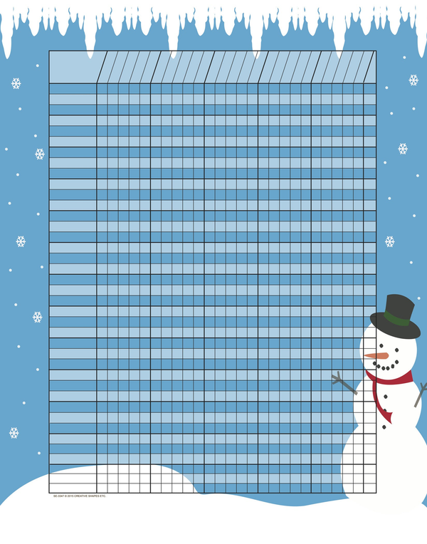 Vertical Incentive Chart Snowman