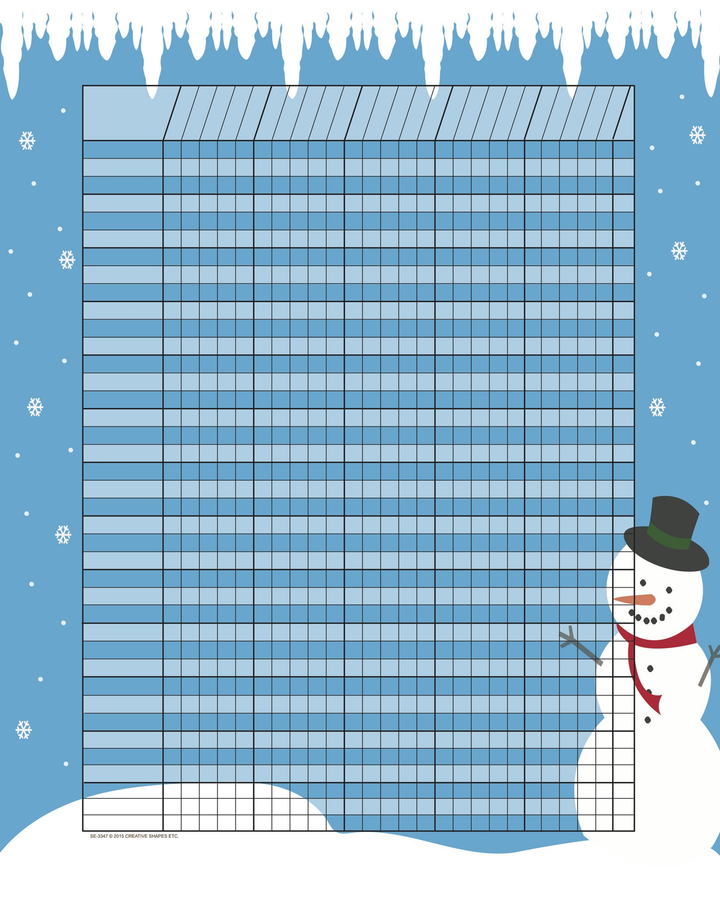 Vertical Incentive Chart Snowman