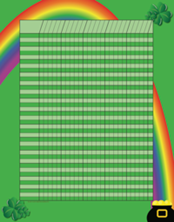 Vertical Incentive Chart St. Patrick's