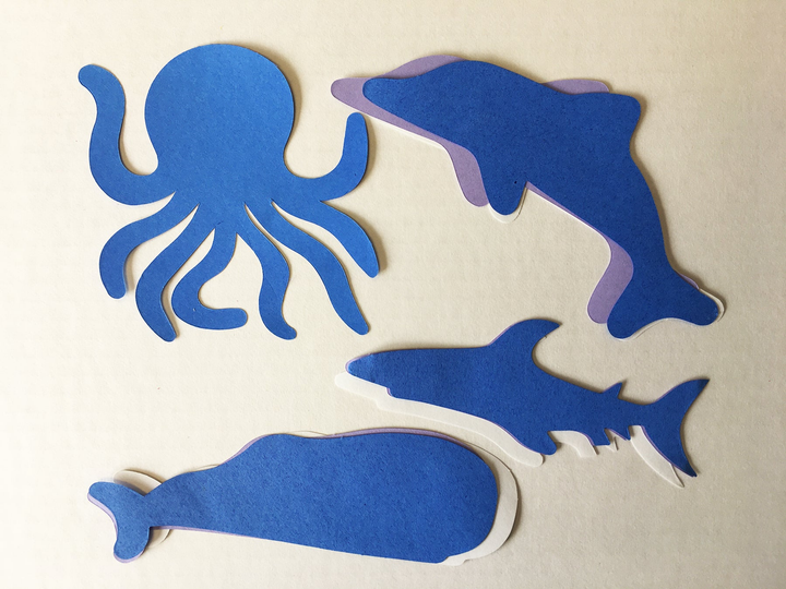 Large Cut-Out Set Ocean - 2