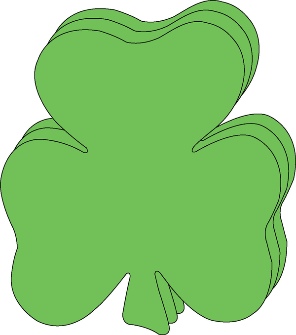 Shamrock Bright Neon Single Color Super Cut-Outs