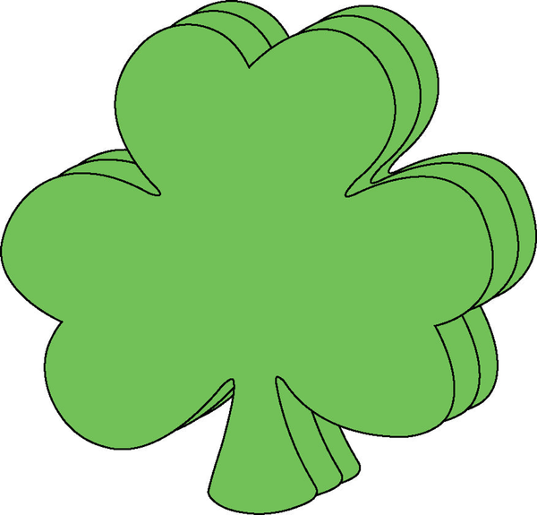 Shamrock Bright Neon Single Color Small Cut-Outs