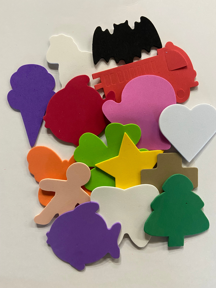 Small Assorted Pack Creative Foam Cut-Outs - 3