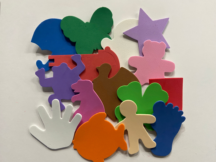 Small Adhesive Assorted Pack Creative Foam Cut-Outs - 2