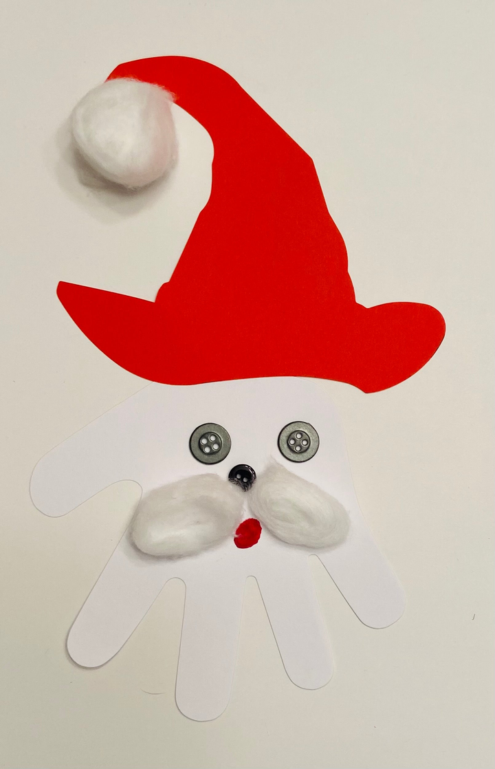 Small Single Color Creative Foam Cut-Outs Santa Hat - 3