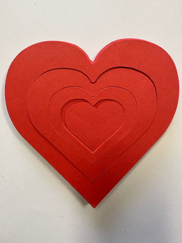 Growing Heart Large Single Color Cut-Out