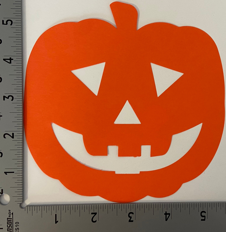 Large Single Color Cut-Out Jack O Lantern - 2