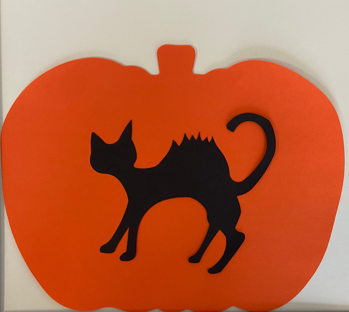 Large Single Color Cut-Out Cat - 2