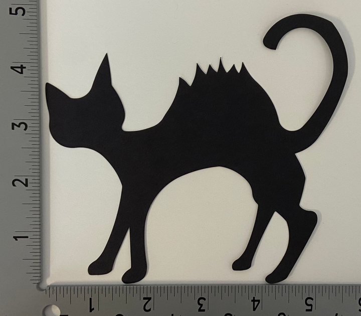 Large Single Color Cut-Out Cat - 3