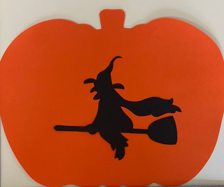 Large Single Color Cut-Out Witch - 2