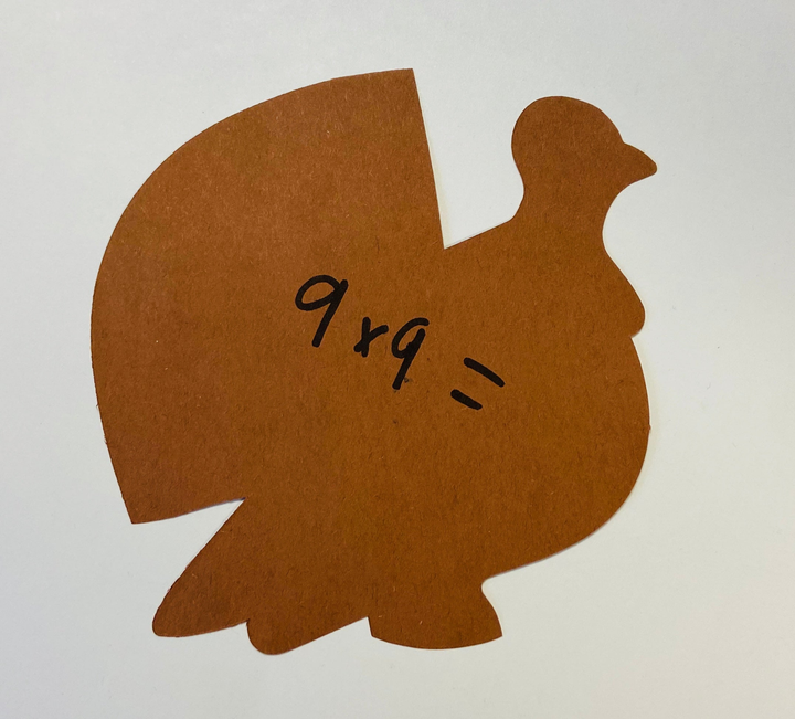 Large Single Color Cut-Out Turkey - 4