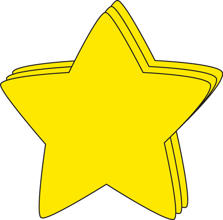 Star Large Single-Color Creative Cut-Outs