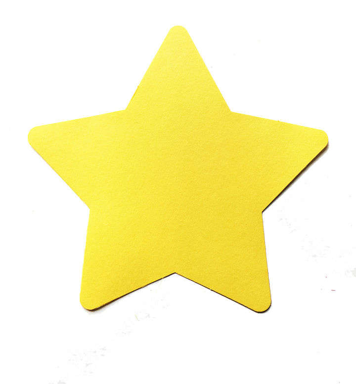 Star Large Single-Color Creative Cut-Outs - 2