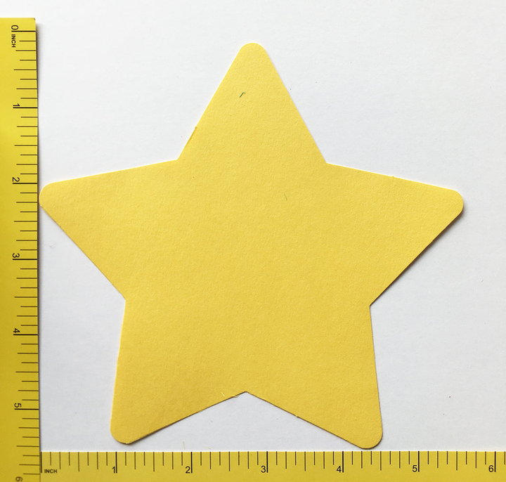 Star Large Single-Color Creative Cut-Outs - 4