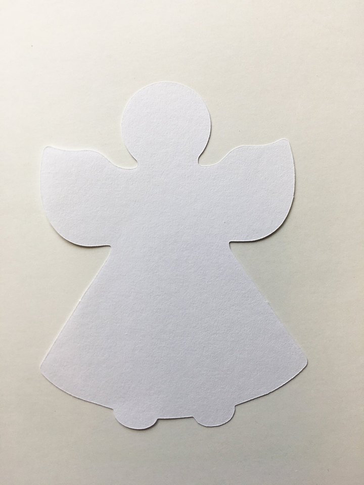 Large Single Color Cut-Out Angel - 4