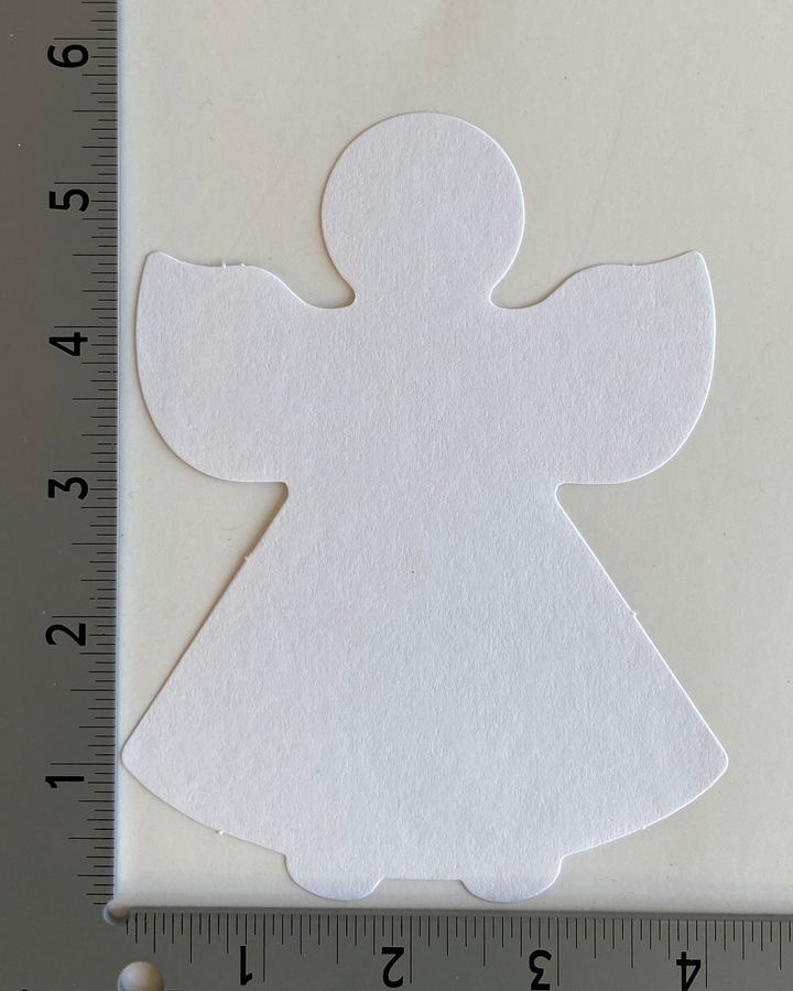 Large Single Color Cut-Out Angel - 7