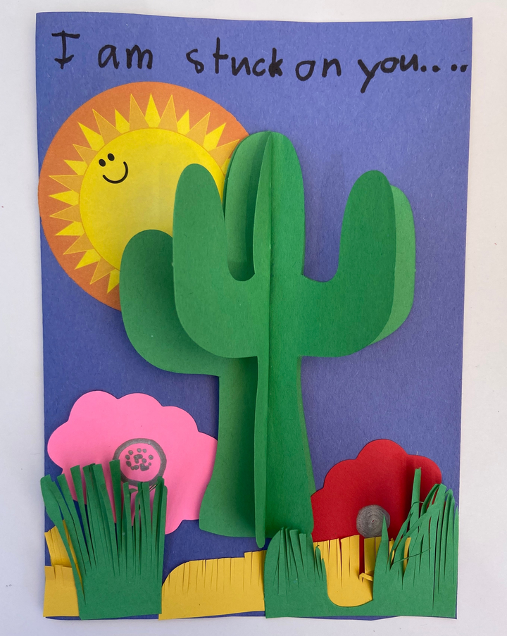 Large Single Color Cut-Out Cactus - 2