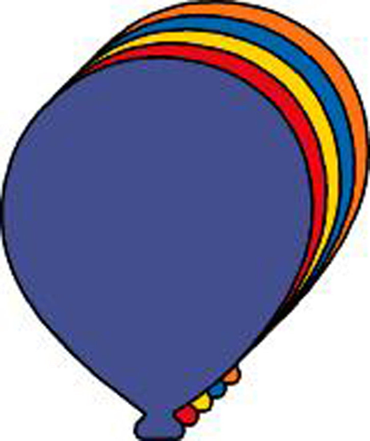 Balloon Assorted Color Creative Cut-Outs 5.5"