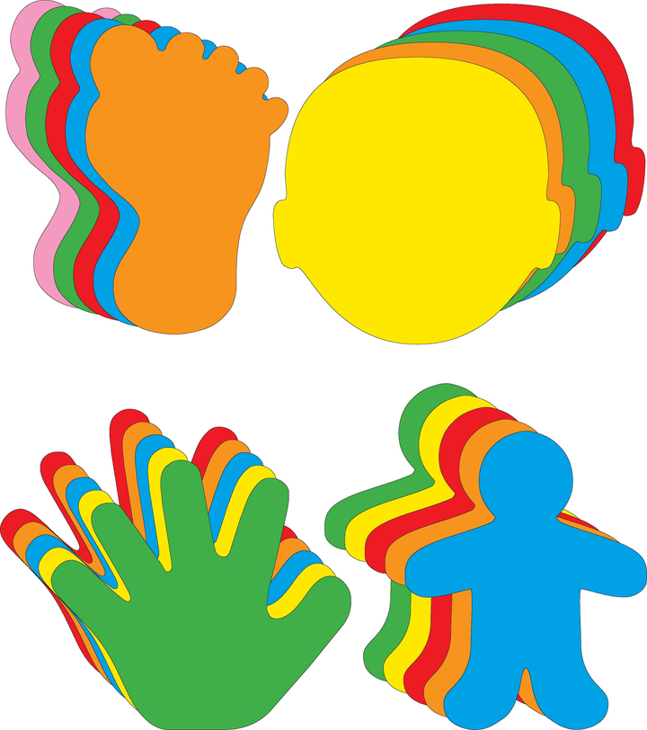 Small Cut-Out Set Assorted Body Parts