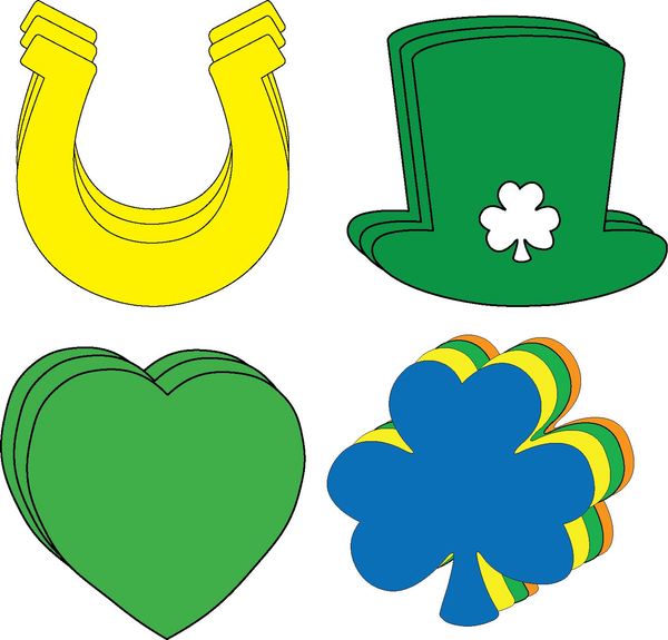 Small Cut-Out Set Irish Charm