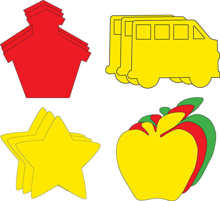 Large Cut-Out Set School Days