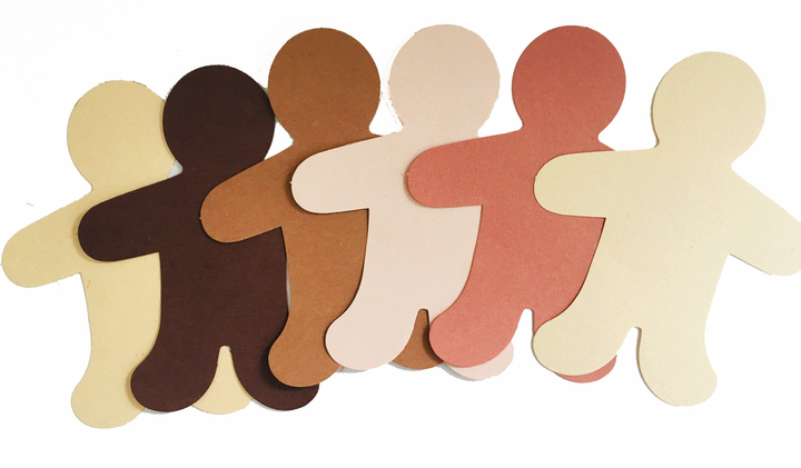 Person Multicultural Creative Cut-Outs 5.5" - 2