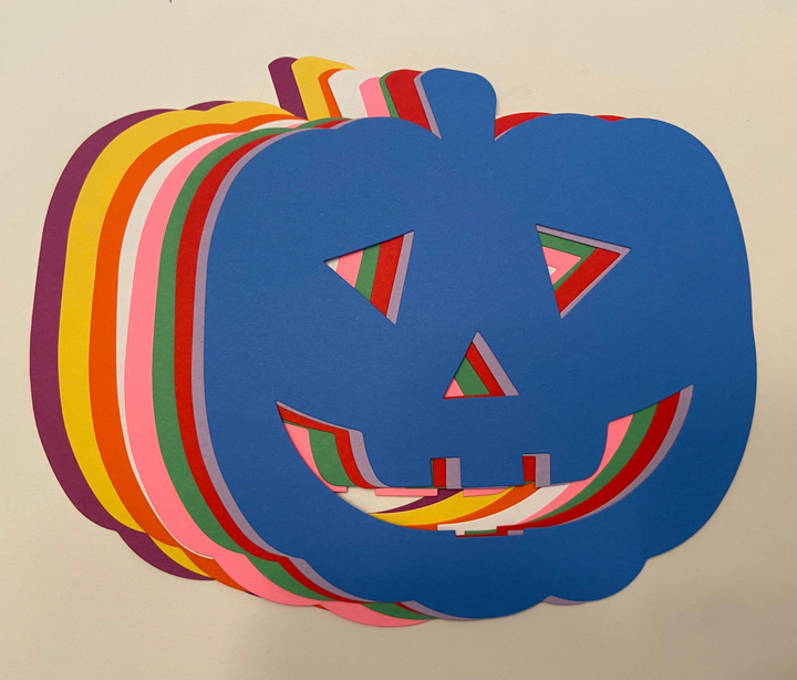 Jack-o-lantern Assorted Color Creative Cut-Outs - 4