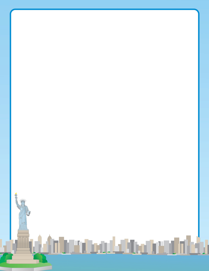 Designer Paper NY Skyline