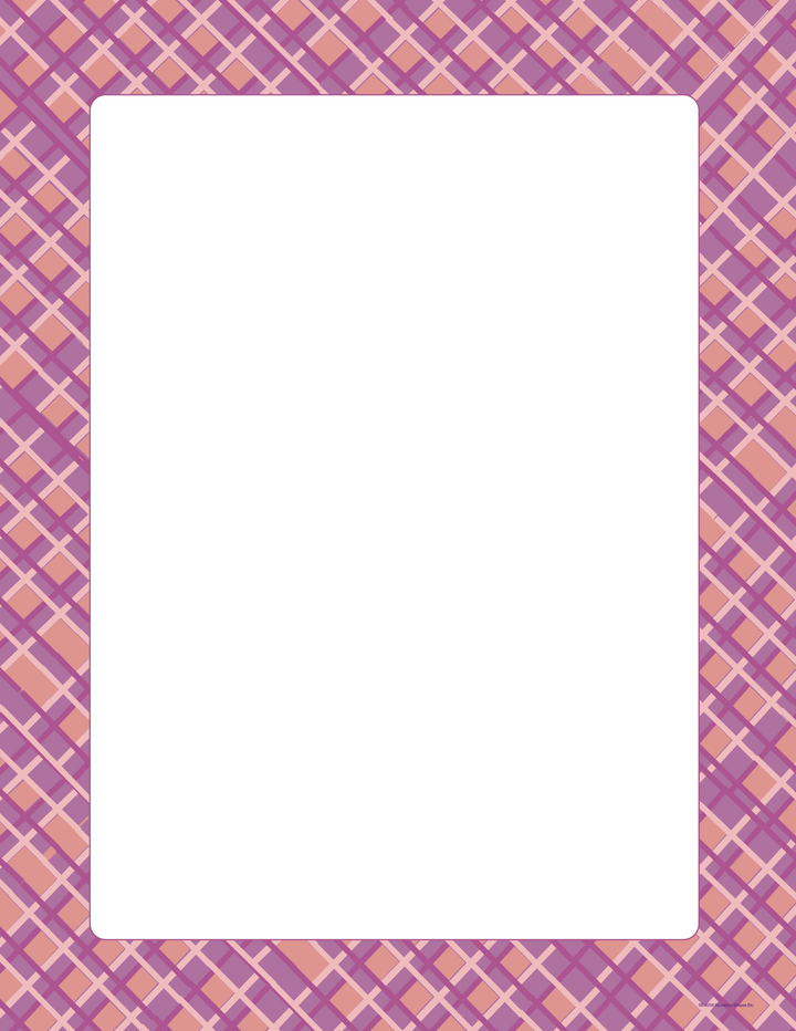 Designer Paper Pink Plaid