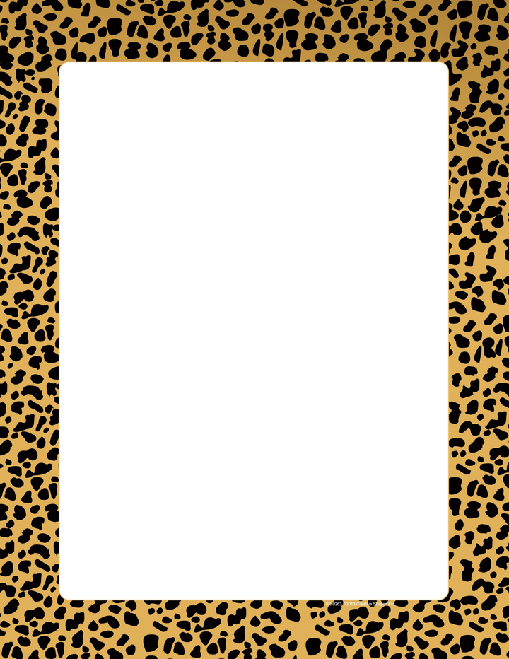 Designer Paper Cheetah