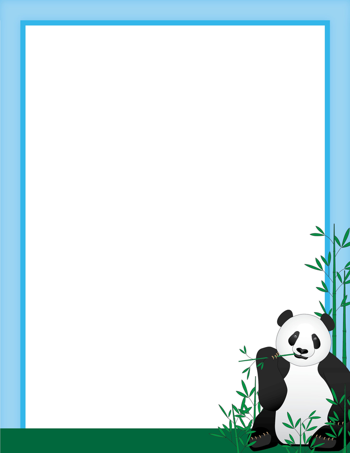 Designer Paper Panda